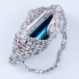image-Handmade Flat Beads Woven Large Dumpling Fashion Trendy One-shoulder Handbag