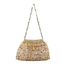 image-Handmade Flat Beads Woven Large Dumpling Fashion Trendy One-shoulder Handbag