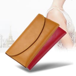 image-Women's Leather Simple Wallet Long