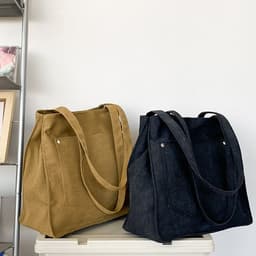 image-Women's Artistic Simple Vintage Canvas Bag