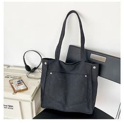 image-Women's Artistic Simple Vintage Canvas Bag