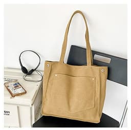 image-Women's Artistic Simple Vintage Canvas Bag