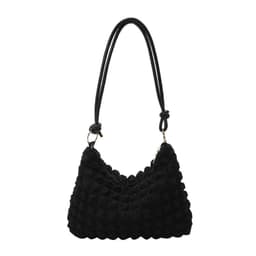 image-Women's Simple Gentle Elegant Pleated Underarm Messenger Bag