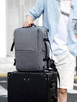 image-Multi-functional Backpack Men's Backpack Large Capacity