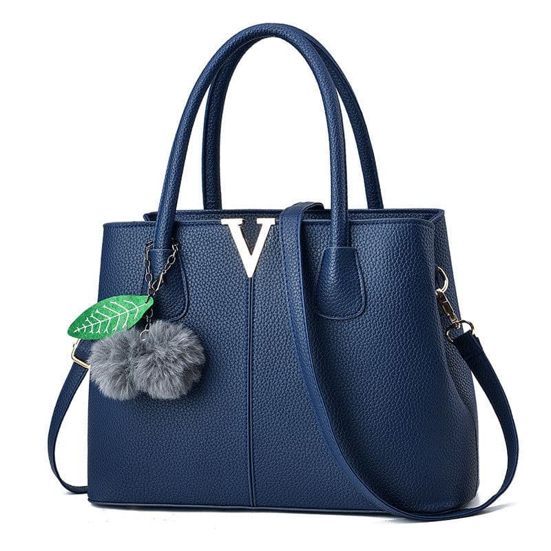 image-New Lychee Pattern Handbag Large Capacity