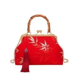 image-Embroidered Chinese Style Retro Portable Crossbody Bag Cheongsam Ethnic Style