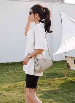 image-2024 Handbag For WomenLuxury Desinger Heart Crossbody Bag Solid Concise Ladies Femlae Bag