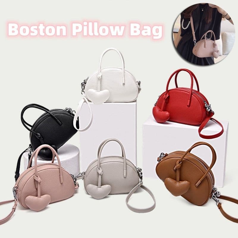 image-2024 Handbag For WomenLuxury Desinger Heart Crossbody Bag Solid Concise Ladies Femlae Bag