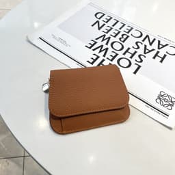 image-Ladies Card Holder Ins Cowhide Korean Style Mini Multi-card Slot Coin Purse
