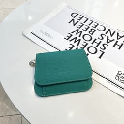 image-Ladies Card Holder Ins Cowhide Korean Style Mini Multi-card Slot Coin Purse