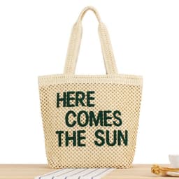 image-Large Capacity Business Commute Shoulder Minority All-match Straw Bag
