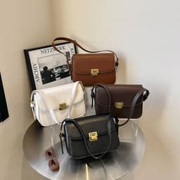 image-Women's Fashion Simple Crossbody Shoulder Small Square Bag