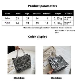 image-Women's Fashion Commuter Canvas Handbag