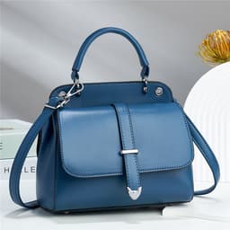 image-New Candy-colored Flip Texture One-shoulder Crossbody Handbag