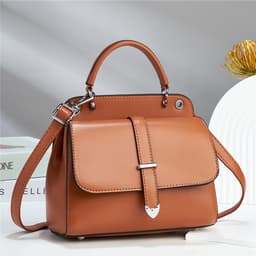 image-New Candy-colored Flip Texture One-shoulder Crossbody Handbag