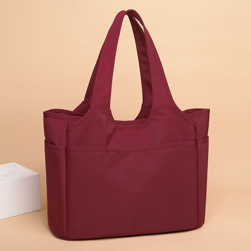image-Hand-carrying Oxford Cloth Casual Large Capacity Nylon Shoulder Bag