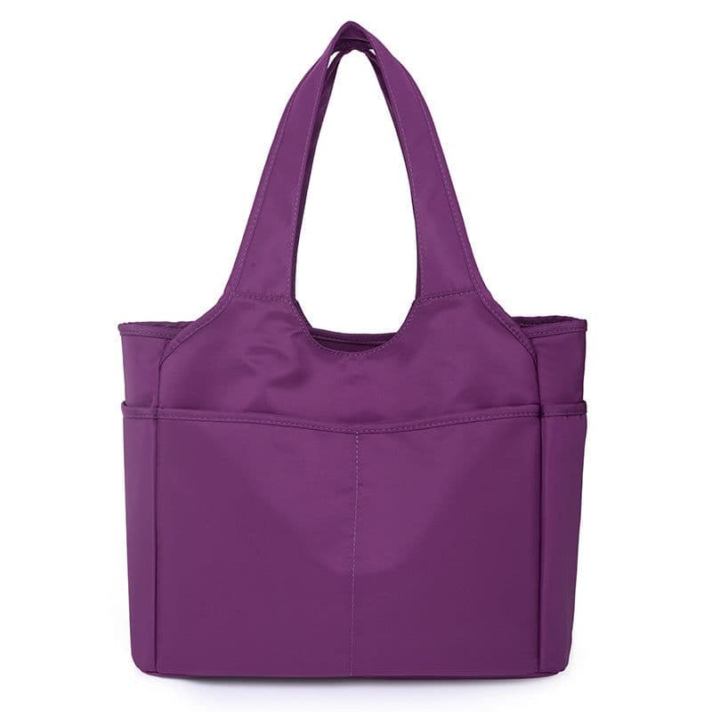 image-Hand-carrying Oxford Cloth Casual Large Capacity Nylon Shoulder Bag
