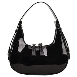 image-Red Women's Shoulder Bag Patent Leather Underarm