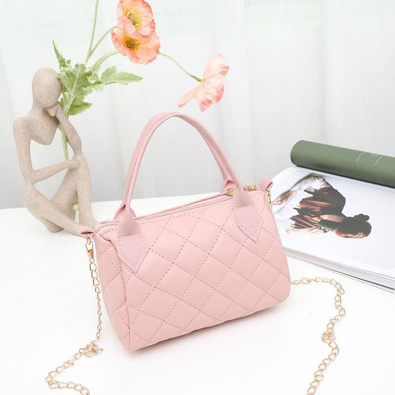 image-Fashion Embroidery Diamond Quilted Handbag Crossbody Bag