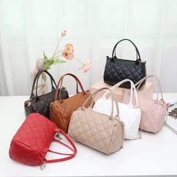 image-Fashion Embroidery Diamond Quilted Handbag Crossbody Bag