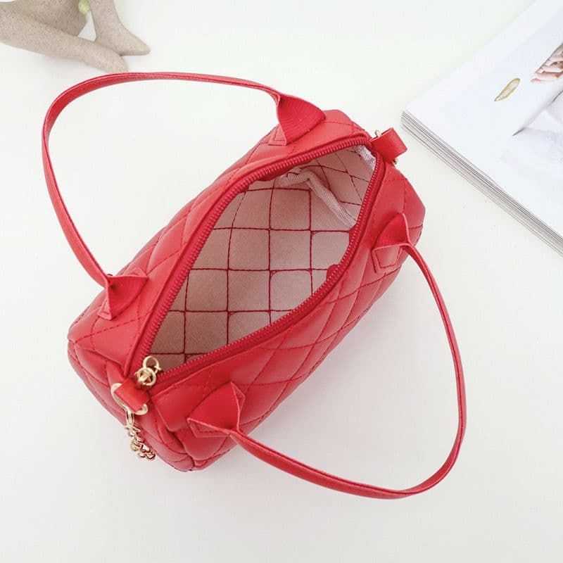 image-Fashion Embroidery Diamond Quilted Handbag Crossbody Bag