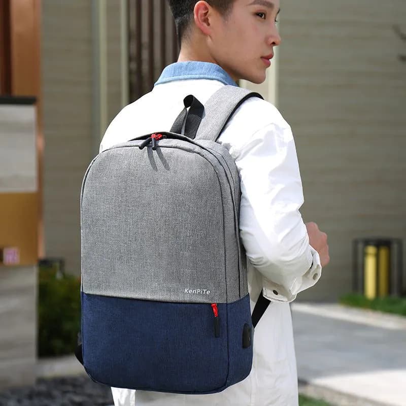 image-Fashion Commuter Backpack Outdoor Casual Lightweight Simple Laptop Bag