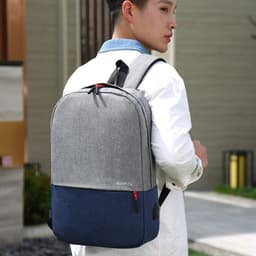 image-Fashion Commuter Backpack Outdoor Casual Lightweight Simple Laptop Bag