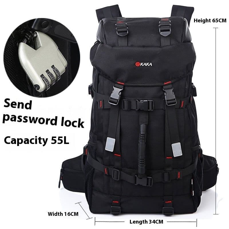 image-Large Capacity Travel Backpack Men's Outdoor