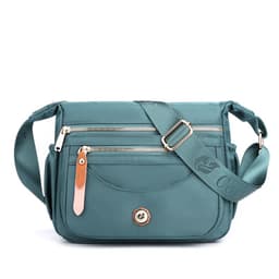 image-Multilayer One Shoulder Bag Large Capacity Waterproof Nylon Crossbody Bag