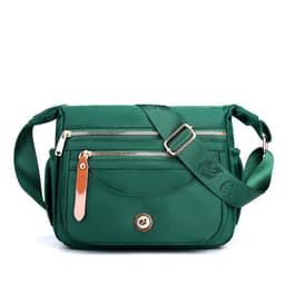 image-Multilayer One Shoulder Bag Large Capacity Waterproof Nylon Crossbody Bag
