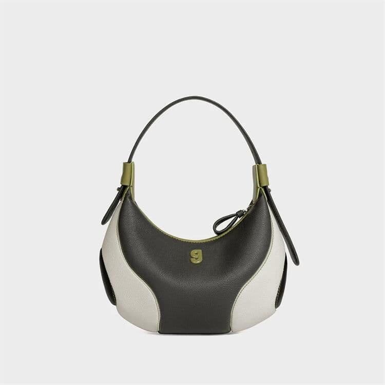 image-Underarm Women's Small Size Crescent Crossbody Bag