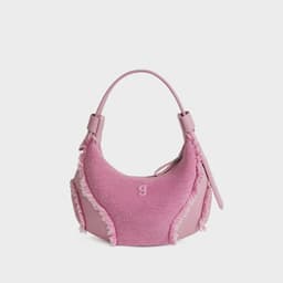 image-Underarm Women's Small Size Crescent Crossbody Bag