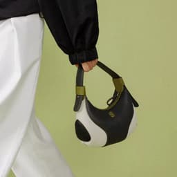 image-Underarm Women's Small Size Crescent Crossbody Bag
