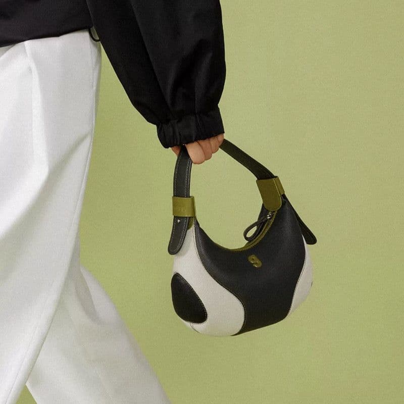 image-Underarm Women's Small Size Crescent Crossbody Bag