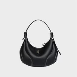 image-Underarm Women's Small Size Crescent Crossbody Bag