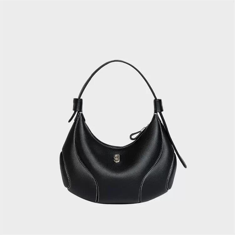 image-Underarm Women's Small Size Crescent Crossbody Bag