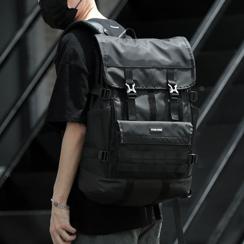 image-Fashion Personality Trend Casual Backpack For Men