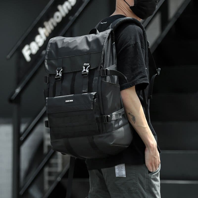 image-Fashion Personality Trend Casual Backpack For Men