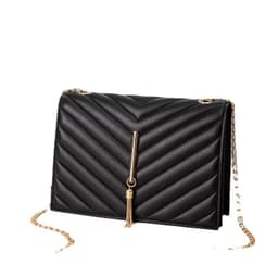 image-Women's Crossbody Small Square Bag V Pattern Plaid Pillow Bag