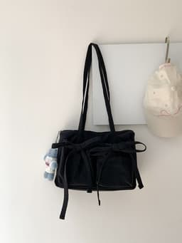 image-Women's Casual Large Capacity Bowknot Bag