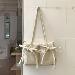 image-Women's Casual Large Capacity Bowknot Bag