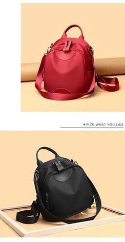 image-Large Capacity Travel Women's Casual Oxford Cloth Backpack