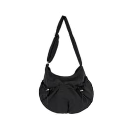 image-Pleated Casual Korean Style Nylon Crossbody Shoulder Bag
