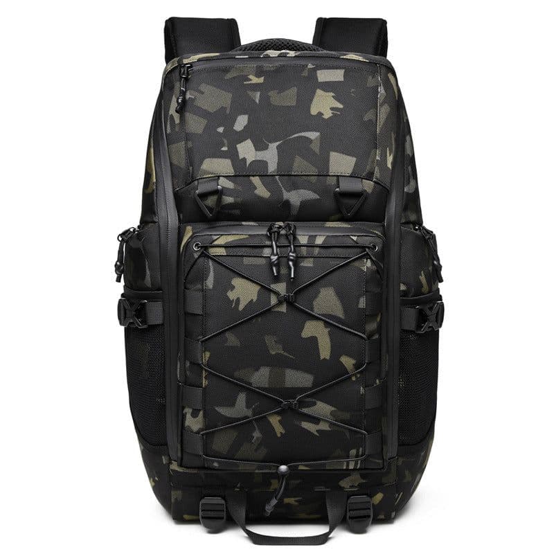 image-Large Capacity Outdoor Waterproof Camouflage Climbing Hiking Men's Backpack