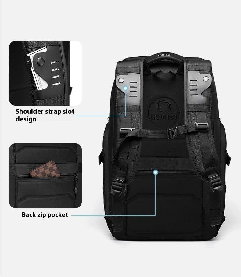 image-Large Capacity Outdoor Waterproof Camouflage Climbing Hiking Men's Backpack