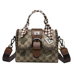 image-Women's Fashion Retro Printed Small Square Bag