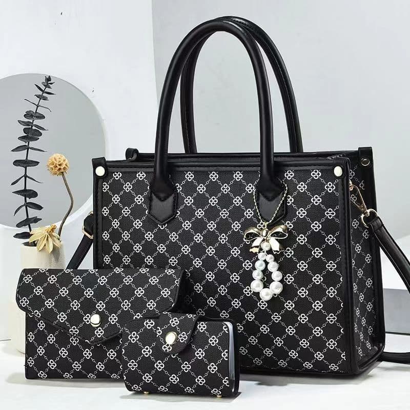 image-Women's Handbag Large Capacity Fashion All-match Messenger Bag High Sense Mother Big Bag