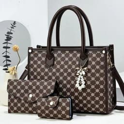 image-Women's Handbag Large Capacity Fashion All-match Messenger Bag High Sense Mother Big Bag