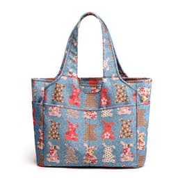 image-Women's Handbag Nylon Cloth Korean Cute Printed Shoulder Bag Casual Large Capacity