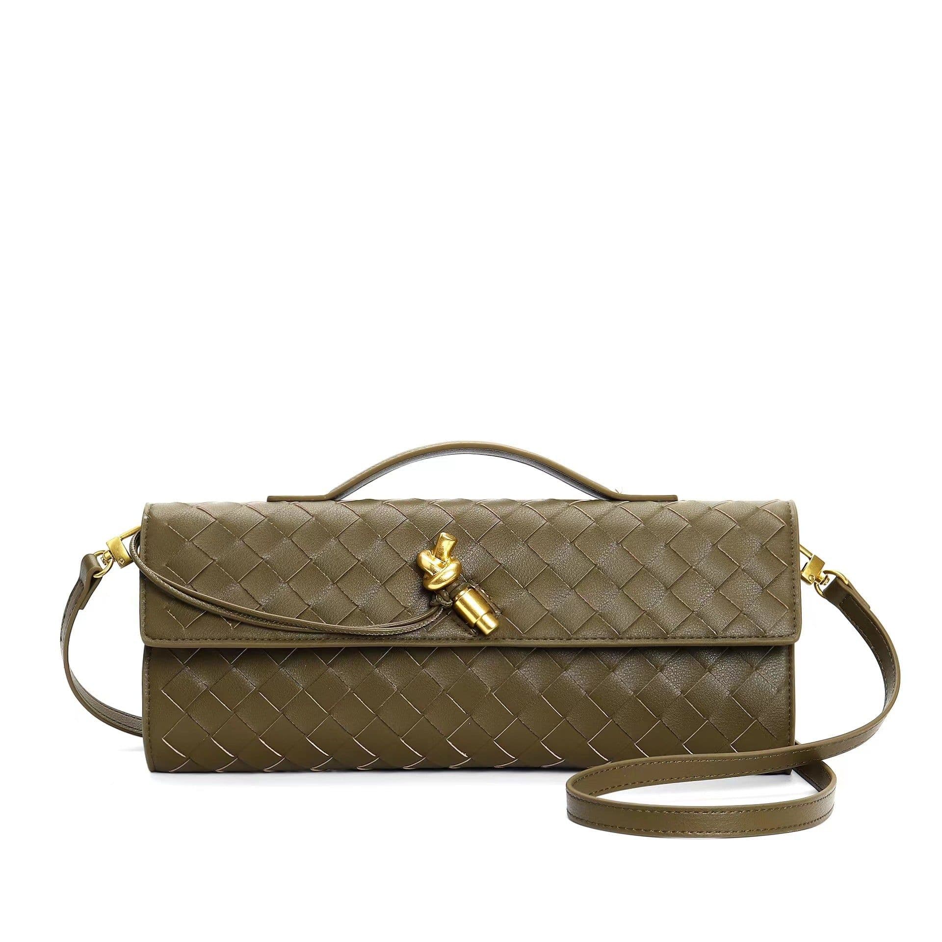 image-Woven Bag Shoulder Fashion Clutch Crossbody Bag